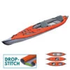 KAYAK GONFLABLE ADVANCED ELEMENTS FRAME CONVERTIBLE ELITE ROUGE -Kayaks Soldes Boutique kayak gonflable advanced elements frame convertible elite rouge